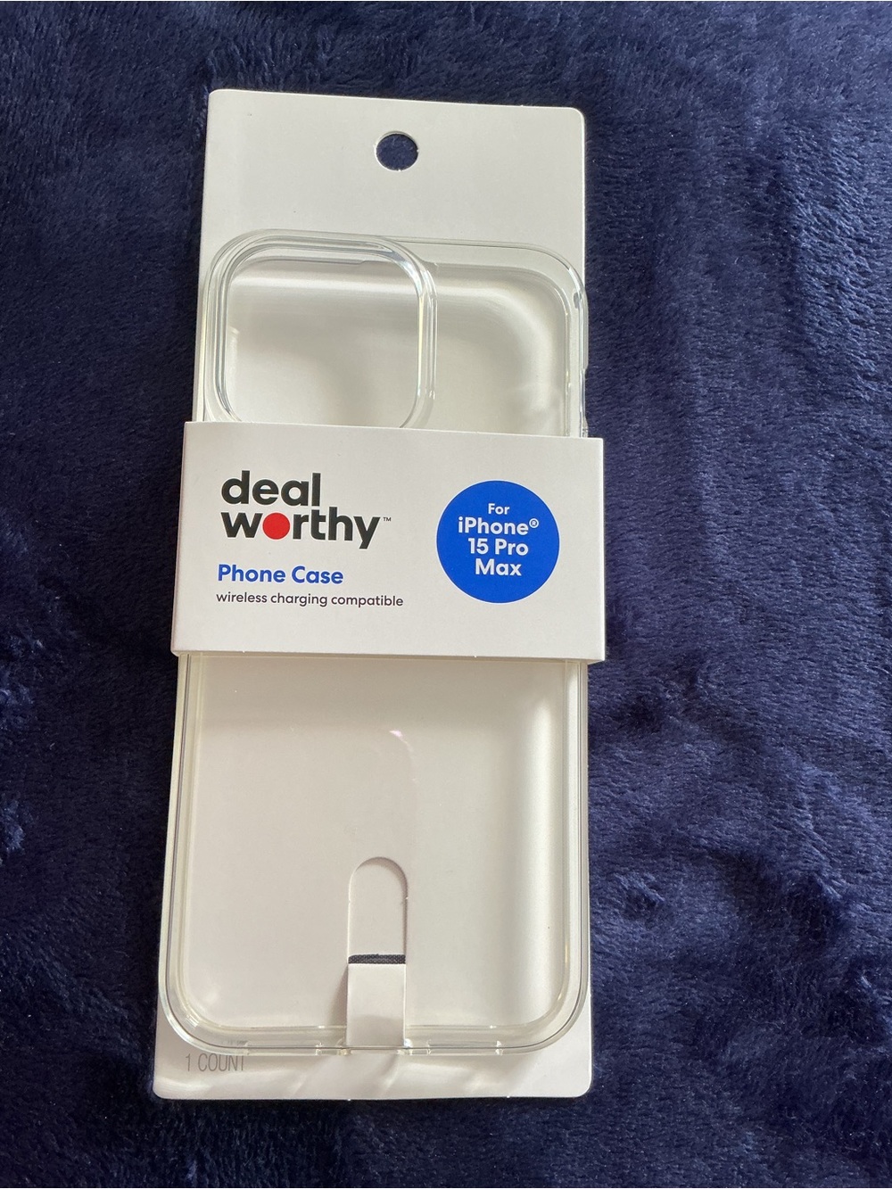 Target Dealworthy Clear Phone Case for iPhone 15 Pro Max - Clear/Transparent